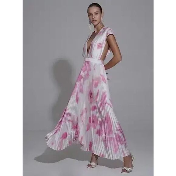 L'IDEE GALA GOWN JARDIN PRINT AU16/US12 - Picture 1 of 8
